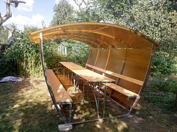 Беседка Тюльпан Люкс 4 метра Мангал в подарок!