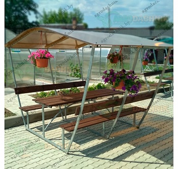 Беседка Тюльпан 4 метра Мангал в подарок!