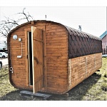 Баня квадро 4 метра с печным узлом и предбанником