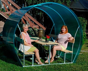 Беседка Пион 2 метра  Москитная сетка и Мангал в подарок!